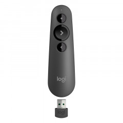 罗技（Logitech）R500 无线演示器 激光笔 ppt翻页笔 无线蓝牙双连 Mac iOS兼容 黑色