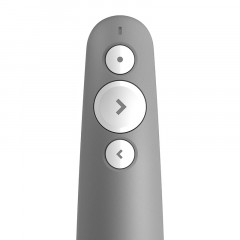 罗技（Logitech）R500 激光笔 翻页笔 无线蓝牙双连 Mac iOS兼容 灰色