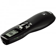 罗技（Logitech） R800 无线演示器 ppt翻页笔 演示笔（激光笔） 黑色